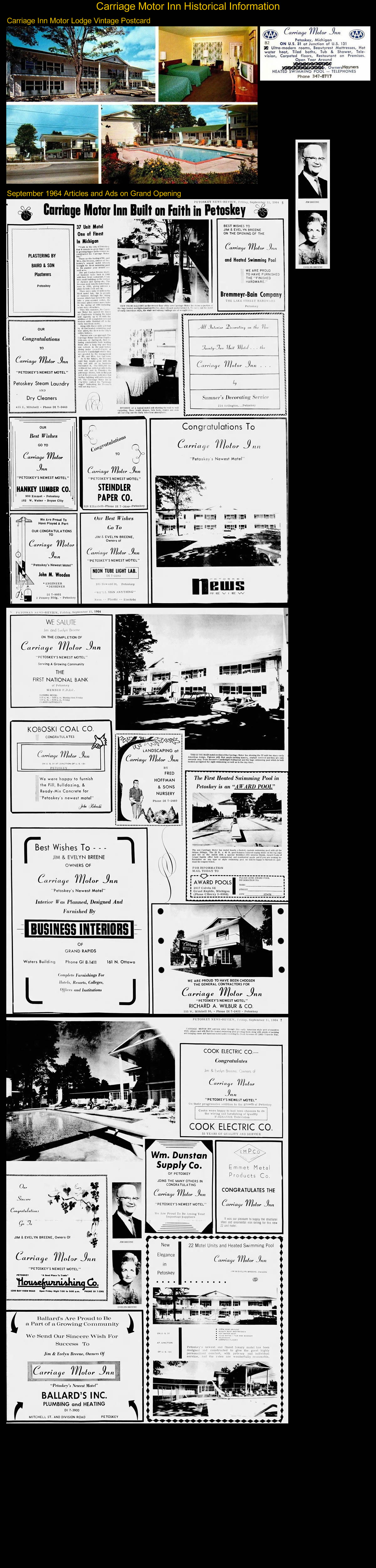 Breenes Candelight Restaurant and Motel - Carriage Motor Inn Historicalinfo